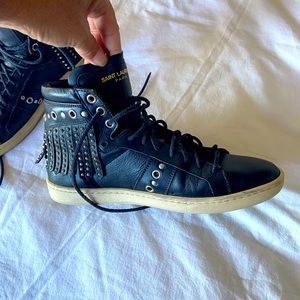 Yves Saint Laurent high top sneakers